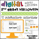 Digital Halloween Math Activities 2nd Grade Google Slides™