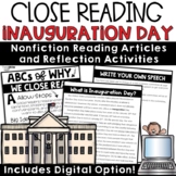 Inauguration Day Reading Passages Nonfiction Close Reading