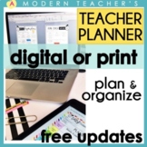 Editable Teacher Planner Binder 2022-2023