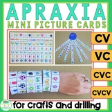 Mini Apraxia Picture Cards - for Crafts & Drilling