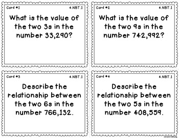 NBT Test Prep Task Cards by Kristin Kennedy | Teachers Pay ...