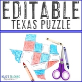 EDITABLE Texas Activity, Puzzle, or Game - Math, ELA, & MORE!