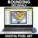 Rounding Decimals Digital Pixel Art