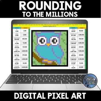 Preview of Rounding to the Millions Digital Pixel Art