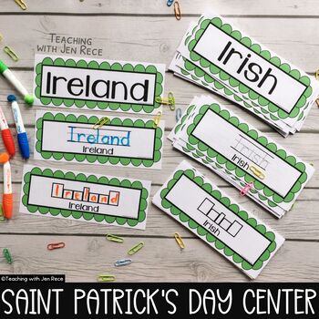 Preview of St. Patrick's Day Literacy Center