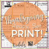 Music Worksheets for Thanksgiving {Ready Set Print}