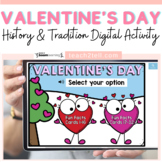 Valentine's Day Reading Comprehension Digital Activities