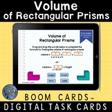 Volume of Rectangular Prisms Boom Digital Task Cards