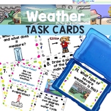 Weather Task Cards with Bonus Digital Option (BOOM cards)