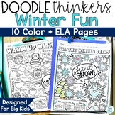 Winter Coloring Pages Activities Brain Breaks February Mor