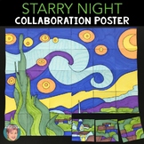 Starry Night by Vincent van Gogh Collaboration Poster