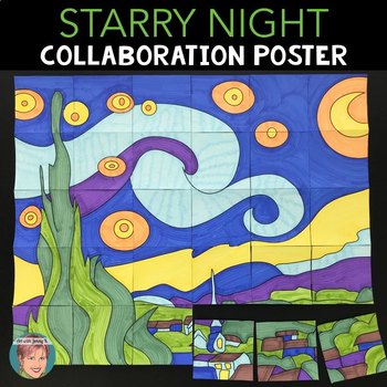Preview of Starry Night by Vincent van Gogh Collaboration Poster