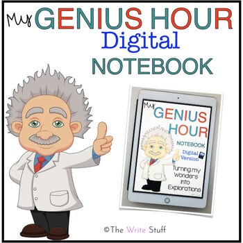 Preview of Genius Hour Notebook DIGITAL resources