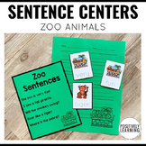 Zoo Animals Centers with Sentence Building and Sentence Sc
