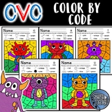CVC Words Color by Code Activity