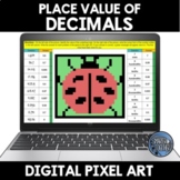 Decimal Place Value Digital Pixel Art