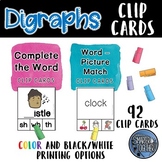 Digraphs Clip Card Activities