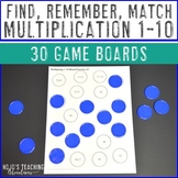 MULTIPLICATION Practice Game: Use for Math Fact Review Cen