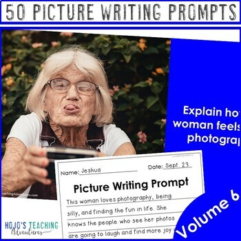 Preview of Picture Writing Prompts: Volume 6 - FUN Morning Work Literacy Center Activity