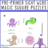 HANDS ON Pre-Primer Sight Word Games, Centers, or Practice