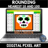Rounding to the Nearest 10 and 100 Digital Pixel Art