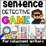 Sentence Writing Game Sentence Detective