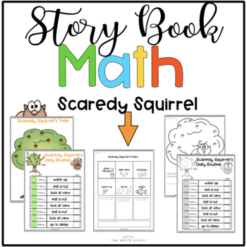 Preview of Storybook Math Scaredy Squirrel