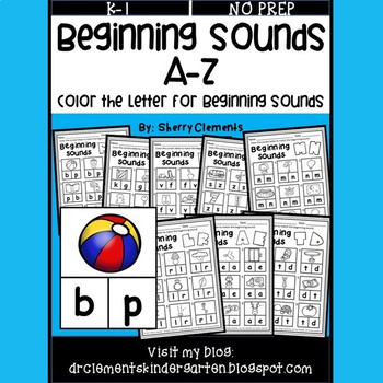 Preview of Phonics | Beginning Sounds Worksheets | Alphabet Letters | A to Z