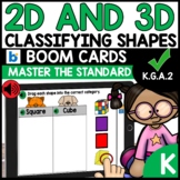 Classifying 2D and 3D Shapes using BOOM CARDS | K.G.A.2