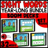 Sight Word Games First Grade Boom Cards Word Work No Prep 