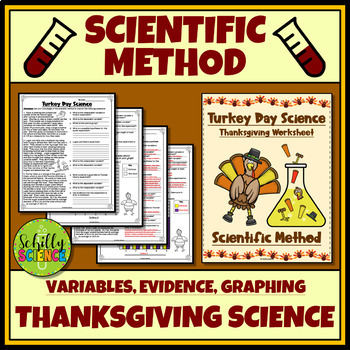 Preview of Scientific Method Worksheet -Thanksgiving Variables & Graphing