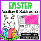 Easter Addition and Subtraction Activities and Games for F