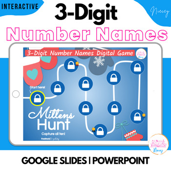 Preview of 3-Digit Number Words Digital Game