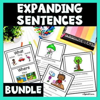Preview of Expanding Sentences BUNDLE