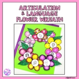 Summer Flower Articulation and Language Wreath Craft