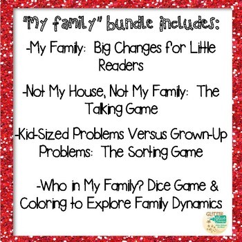 Download My Family Bundle For Early Childhood School Counselors Tpt