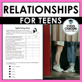 Healthy Relationships 15 Worksheets- Middle/High School- G