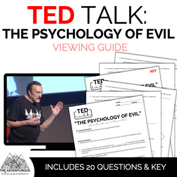 Preview of TED Talk: The Psychology of Evil Viewing Guide