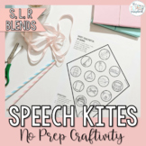 Speech Sounds Craft for Speech Therapy- Speech Kites- S, L