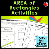 Area of Rectangles and Squares Activities