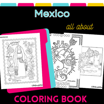 Preview of Mexico Coloring Book