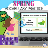 Spring Vocabulary Activity for Google Slides™: drag and dr