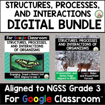 Preview of Structures, Processes, and Interactions Digital Bundle for Google Classroom™