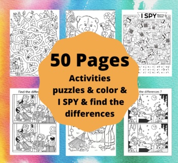 Christmas Activity Book For Kids Ages 4-8 and 8-12 : A Creative Holiday  Coloring, Drawing, Tracing, Mazes, and Puzzle Art Activities Book for Boys  and Girls (Paperback) 