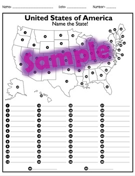 50 states Test by Jennifer Gonzalez | TPT