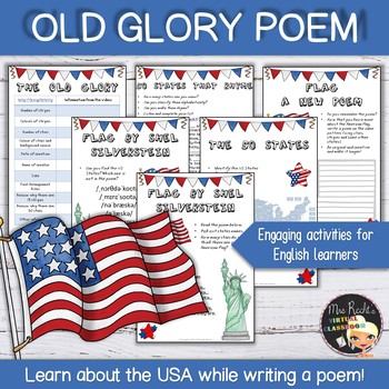 Preview of American Flag Poetry Mini-Unit