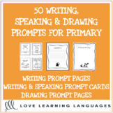 50 writing, speaking and drawing prompts for primary - No 