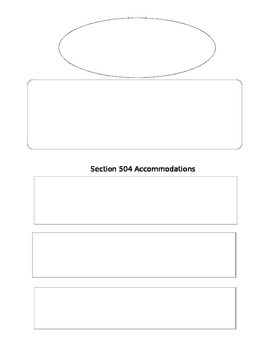Preview of 504  Accommodations At A Glance