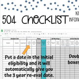 504 Checklist