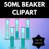 50ML Beakers Clipart